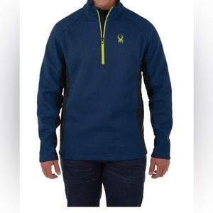A comfortable midweight performance layer, Spyder's half zip sweater.